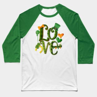 Love St. Patricks day Baseball T-Shirt